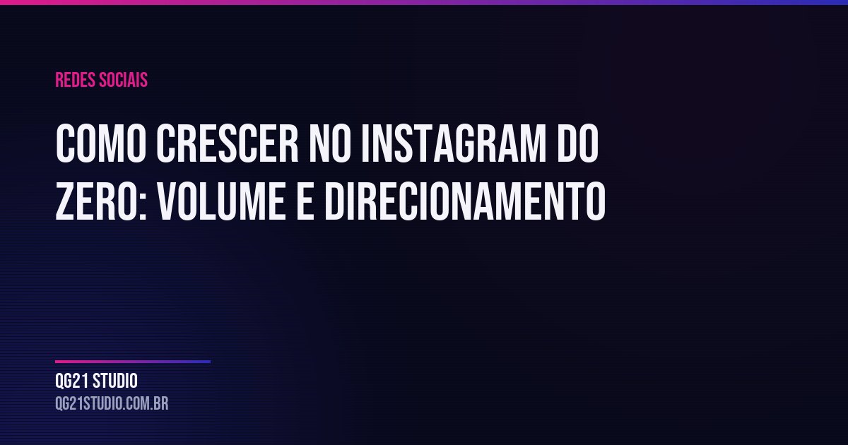 A estratégia que levou um perfil de zero a 27 mil seguidores: 5 conteúdos por dia com direcionamento. Por que 